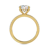 14K YELLOW GOLD 1 3/4CT ROUND DIAMOND LADIES RING (CENTER STONE ROUND DIAMOND 1 1/2CT)